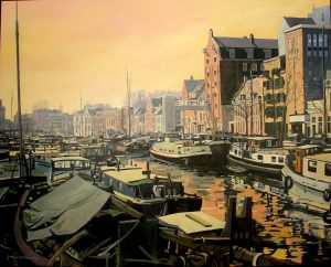Noorderhaven Groningen (200x160cm)